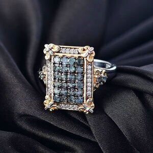 Vintage ERA Ring ✦ Alexandrite White Sapphire 1.40ctw ✦ 18K Vermeil Rhodium 925